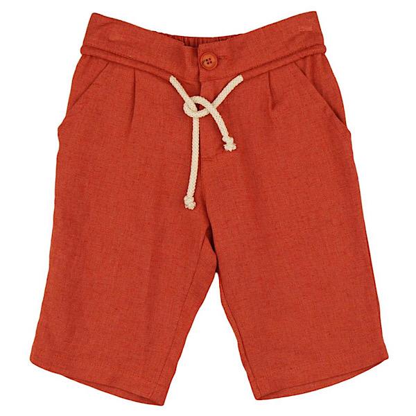 Unique Boy's Orange Shorts (2 Years- 6 Years) - Meububs